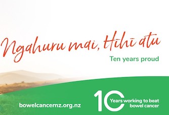 Bowel Cancer NZ 10 years